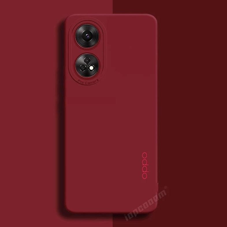 CUCI GUDANG softcase/Case silikon hp Oppo A58 4G/NFC/A58 5G Case macaron 3D bahan bagus lentur