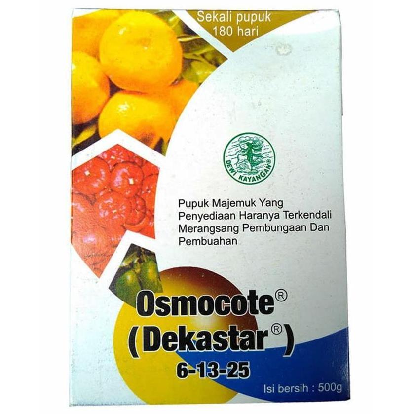Pupuk Dekastar Plus (Osmocote) 6-13-25 kemasan 500 gram
