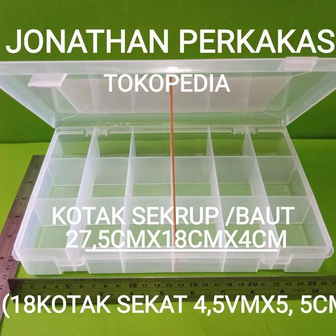 Ready box plastik sekrup/box plastik baut/kotak plastik sekrup dan baut