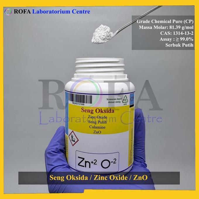 Seng Oksida / Zinc Oxide / ZnO CP 500 Gram