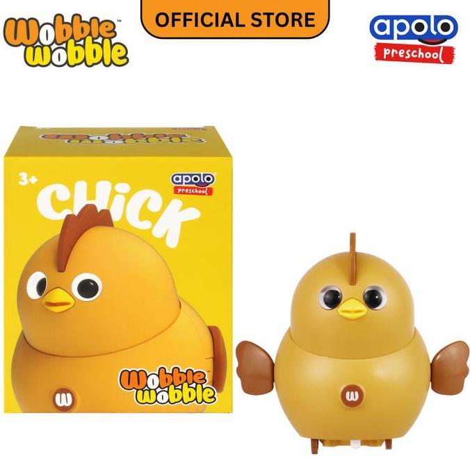 Apolo Wobble-Wobble Pre-School Mainan Cute Hewan Anak Ayam Lucu Gemas