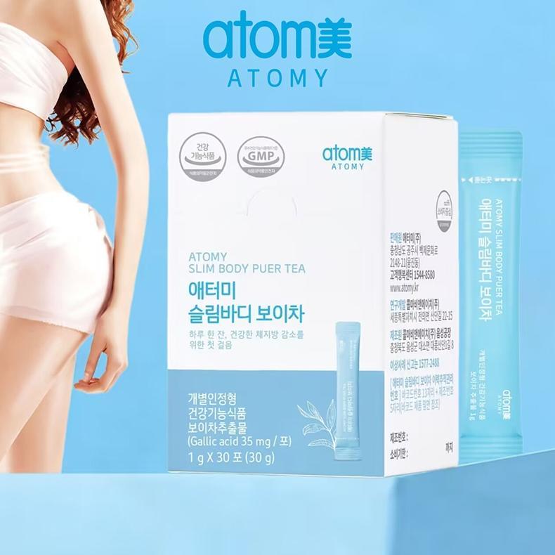 Atomy Slim Body Puer Tea 30Sachet*1g Made Korea 100%ORI