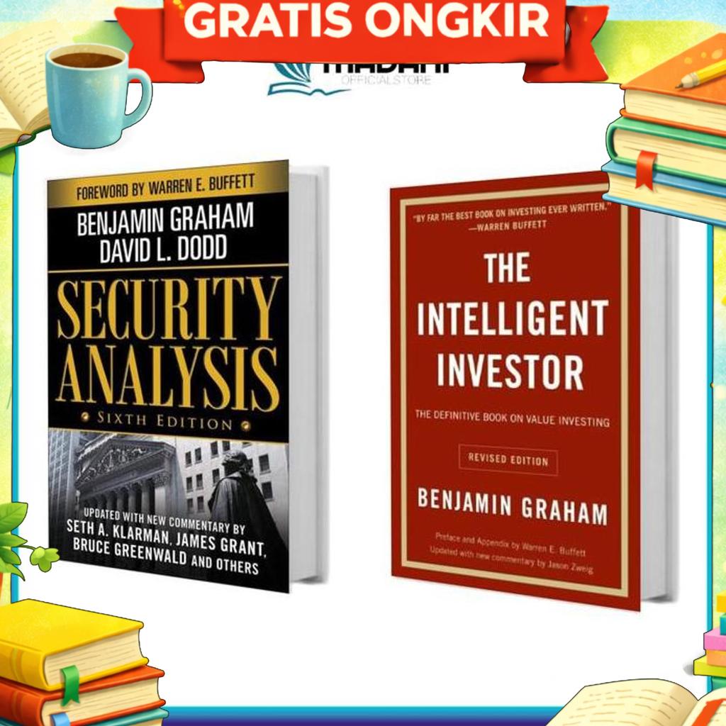 Paket Spesial 2 Buku - Security Analysis And  Intelligent Investor (English/Indonesia)