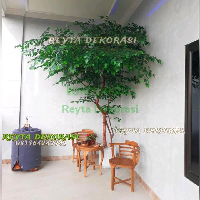 Terlaris Pohon Besar Beringin Tinggi 2,5Mtr /Pohon Dekorasi /Pohon Hias Plastik