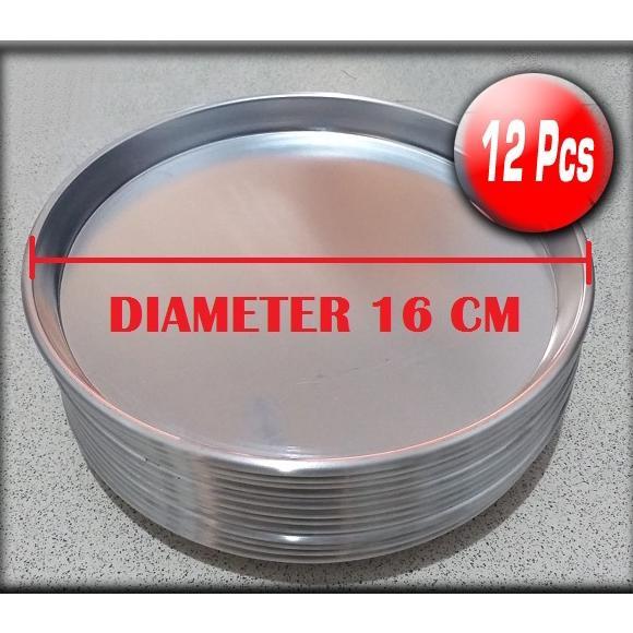 Loyang Pizza / Loyang Kue Diameter 16 CM ( 1 Lusin / 12 Pcs )