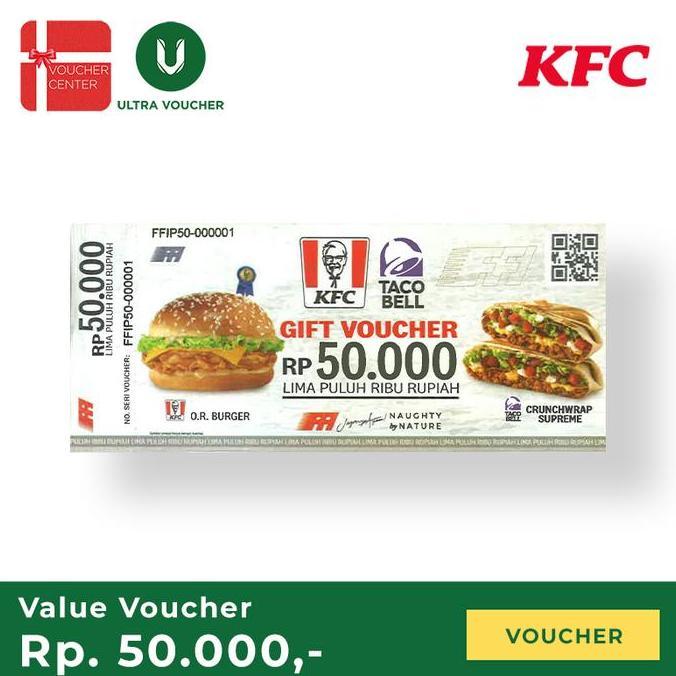 JIMBARANSHOP231 - VOUCHER KFC NOMINAL RP. 50.000