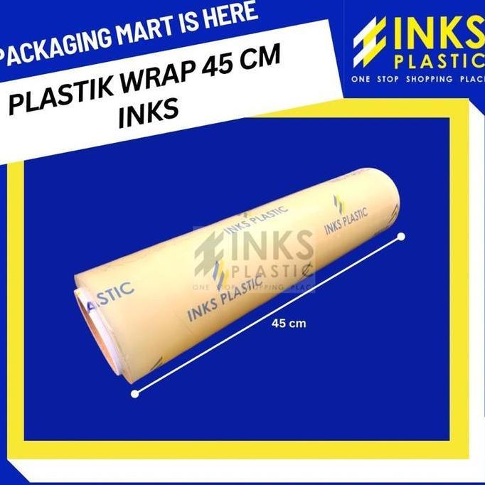 PLASTIK WRAPPING 45 CM ROLL WRAP PEMBUNGKUS MAKANAN