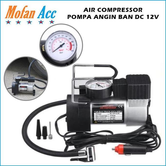 Pompa Angin Air Compressor Mini Portable 100 150PSI Pompa Ban Listrik