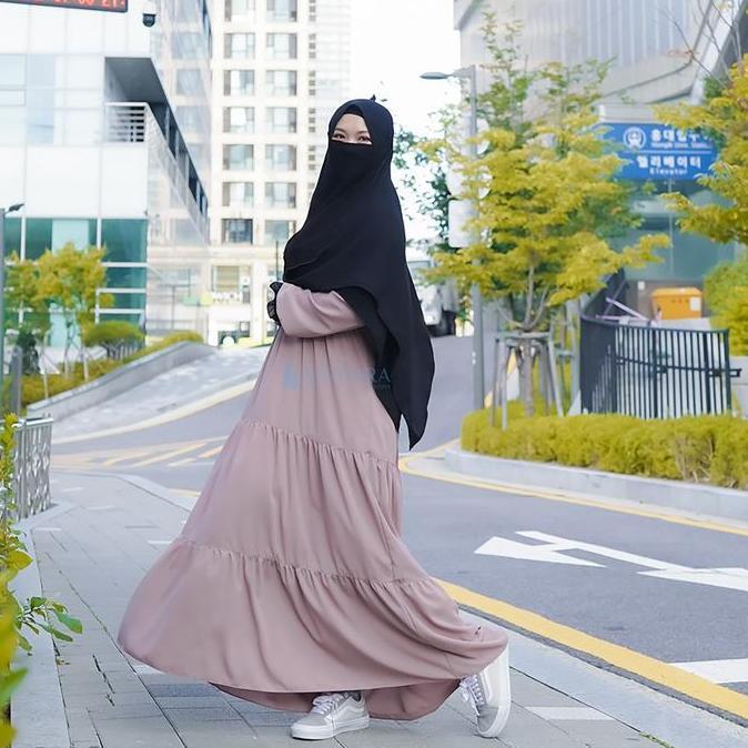 Super Murah, Abaya Gamis Syari Salasa Jamila Alsyahra Exclusive Wf Premium Dress Wanita Muslim Canti