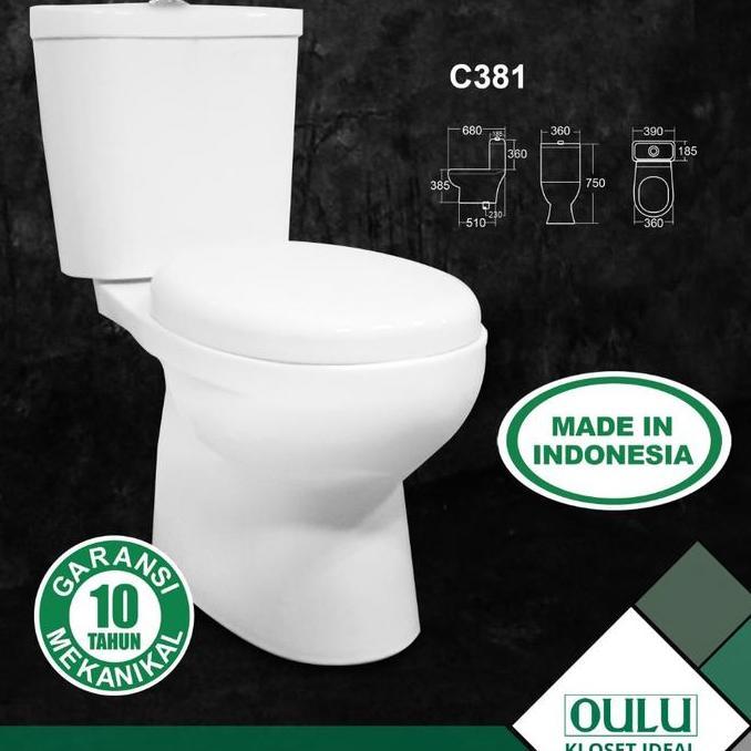 Diskon Closet Duduk Oulu C 381