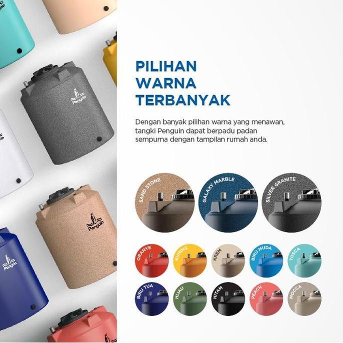 Spesial Tandon Air Penguin Tb 55 70 80 Anti Lumut Toren Air Tangki