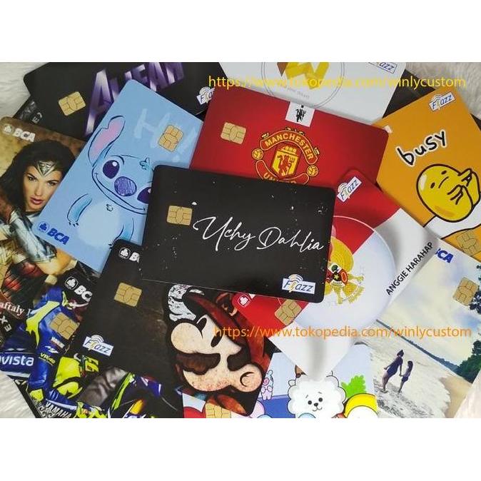 Dicdoc- Kartu Emoney Bri Brizzi Id Card Bank Bri Tanda Pengenal Murah - 2 Sisi