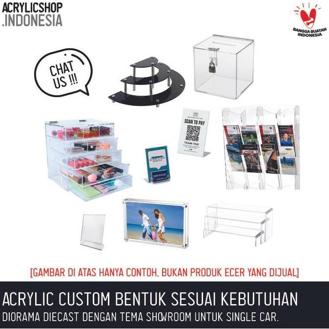 Acrylic Custom / Akrilik Laser Cutting, Potongan CNC, , Neon Box