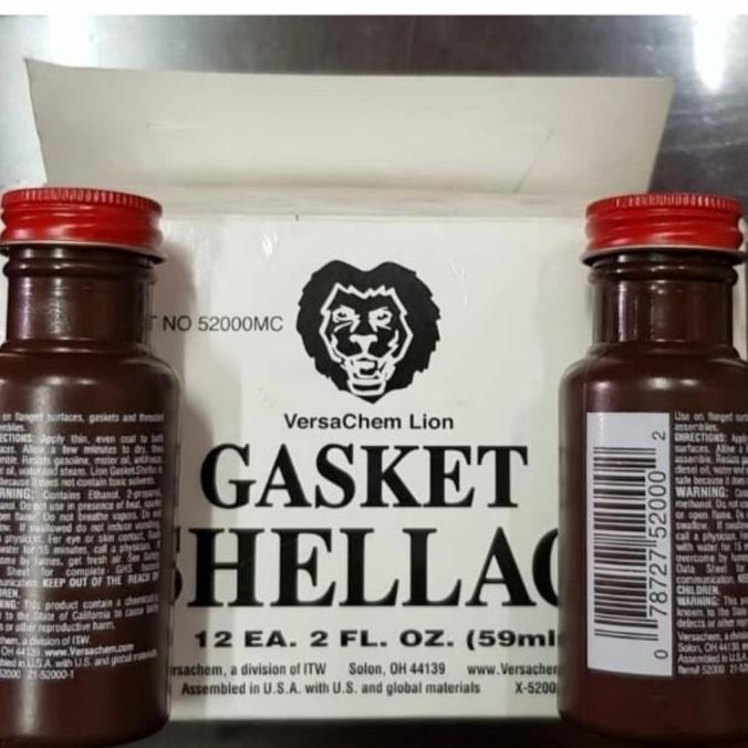 Lem paking Shellac lion versachem lem gasket shellac VersaChem lion 59