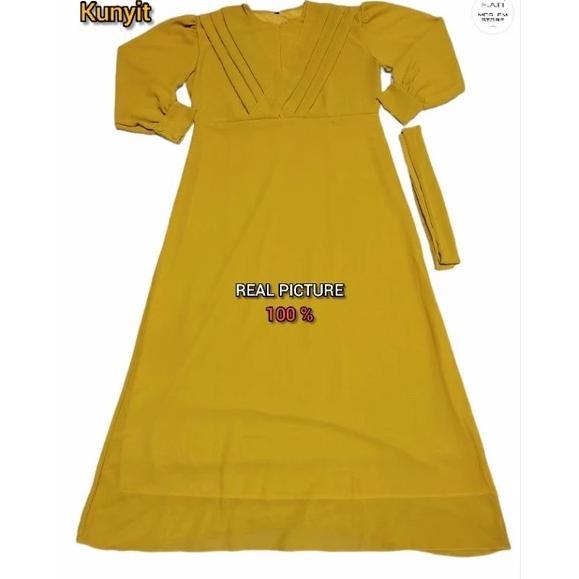 GAMIS DRESS BAJU BUSUI MAXY CERUTY BABYDOLL M L XL XXL JUMBO/FASHION MUSLIM REMAJA/PAKAIAN GAMIS CER