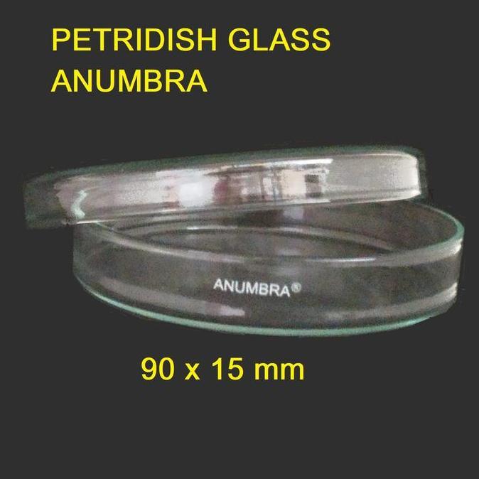 Capslock- Cawan Petri Kaca 100X15 Mm Petridish Petri Dish Cawan Kaca Anumbra