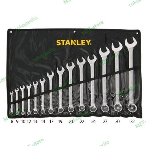 SALE STANLEY | Kunci Ring Pas Set 14pcs | 8 - 32mm 87-038-3