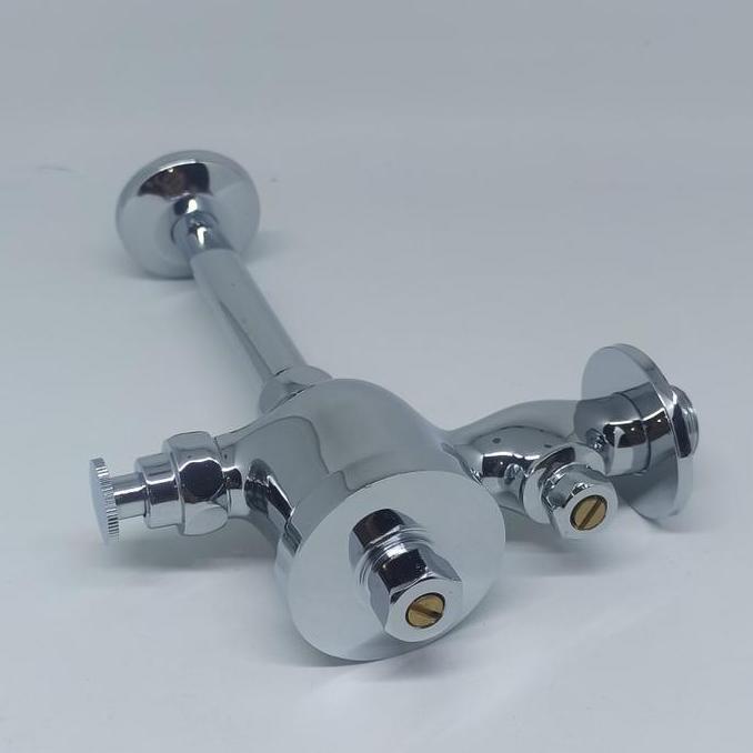 Terjangkau Push Kran Urinar Kran Tekan Urinoir Model Toto Full Kuningan - Pipa Lurus