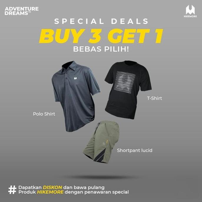 Kemeja Lengan Pendek Hikemore Wild Casual Outdoor Best Seller