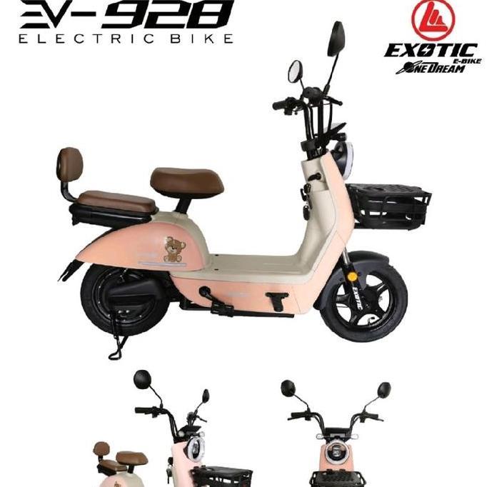 Terlaris Sepeda Listrik Exotic Ev928 2025 Sepda Sekuter Viral Murah Bergaransi Sudah Siap Pakai