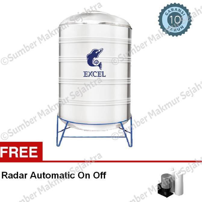 Spesial Tangki Air / Tandon / Toren Excel Stainless 2300 Liter - Gs 3000