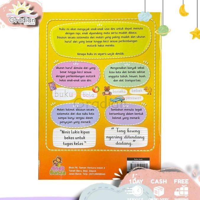 Coretan- Buku Latihan Menulis Dengan Rapi / Buku Latihan Menulis Anak