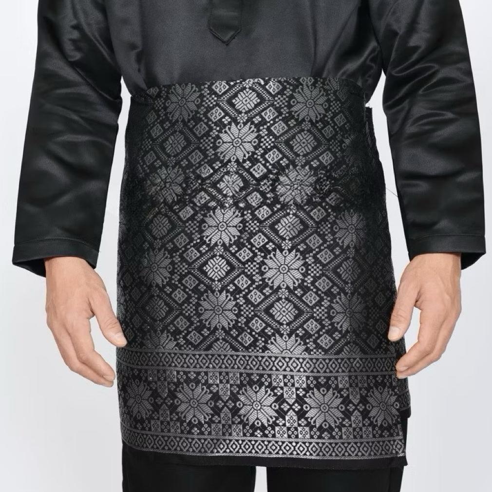 HOT SALE SONGKET PRIA MELAYU RUMPAK SAMPIN TERLARIS SONGKET LILIT PRIA MOTIF KEKINIAN / PAKAIAN ADAT