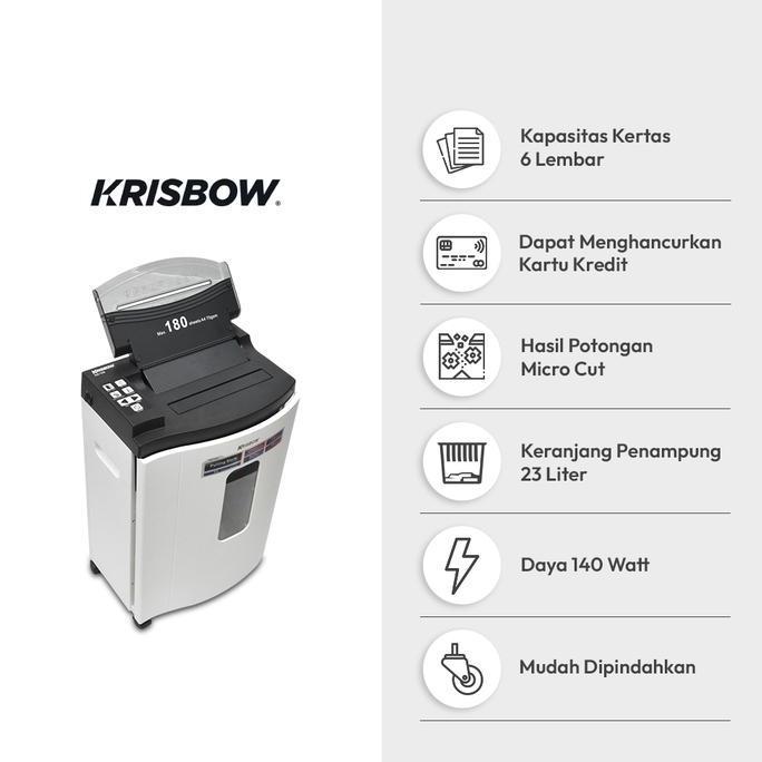 KRISBOW ALAT PENGHANCUR KERTAS MICRO CUT S8106