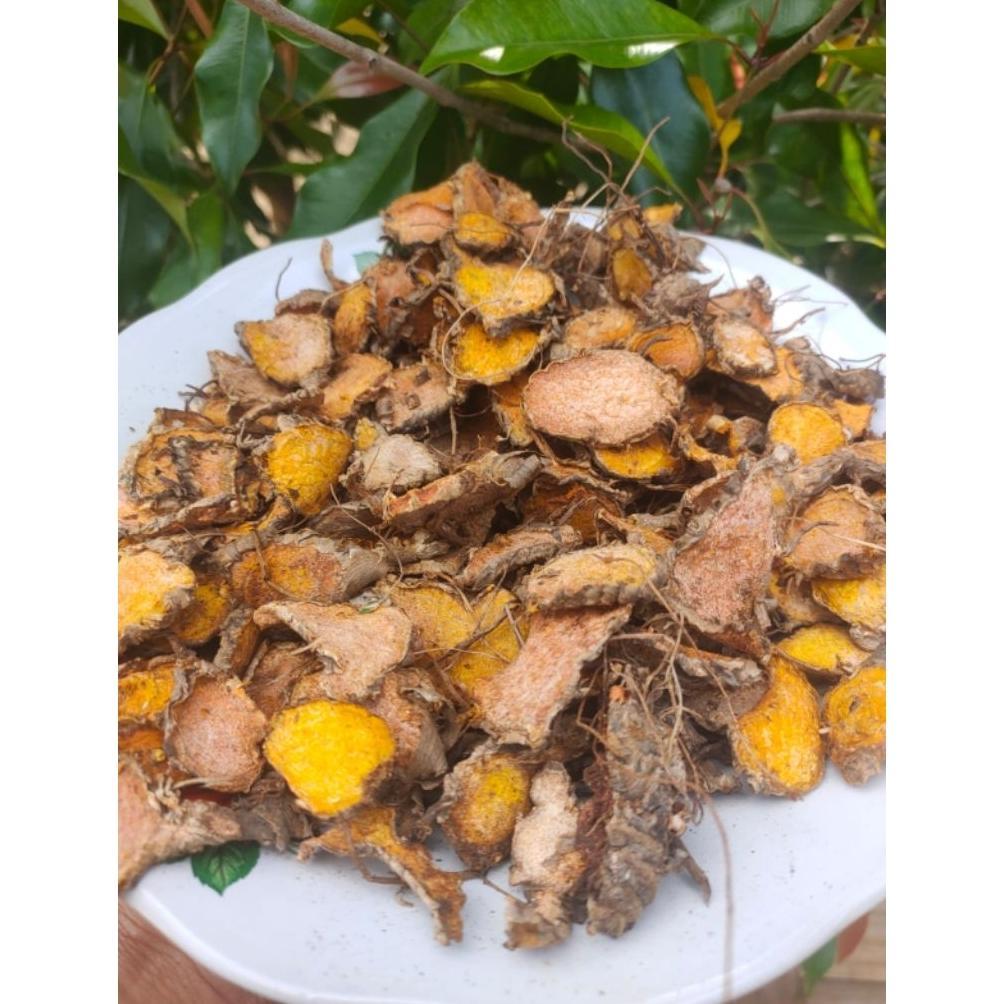 Temulawak Kering Iris Herbal Alami | Bahan Jamu Tradisional | Teh Temulawak