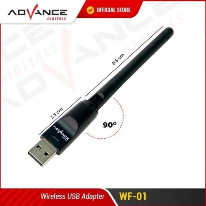 USB DONGLE WIFI ADVANCE Wireless Adapter Reciever WF01 Support STB
