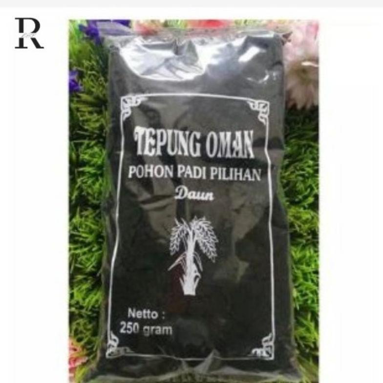 Tepung Oman/Abu Merang Sekam Pewarna Alami 250 Gram