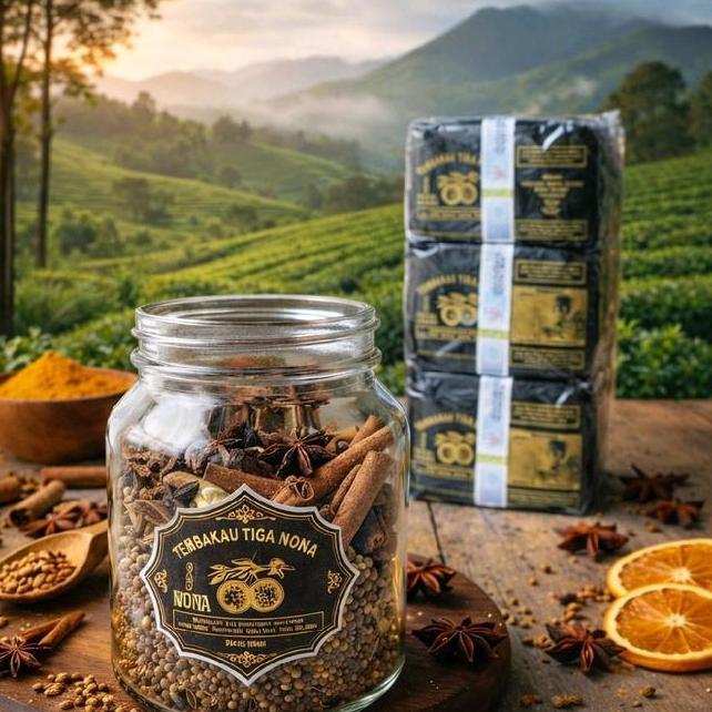 Bumbu Rempah Cap Nona 3 Putri Hitam 50Gram 1 Pa Isi 10 Pcs