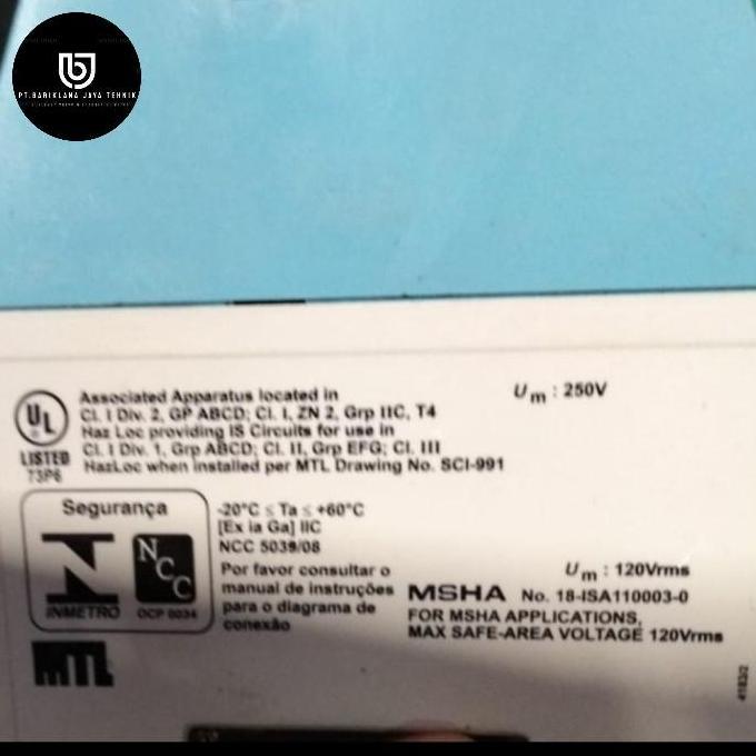 MTL7787+ Seri Shunt-Diode Safety Barrier | MTL7715+ |MTL7761ac