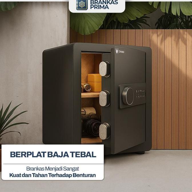 bavirohenam - [bergaransi] brankas besi digital safetybox double keamanan brangkas baja besar anti m