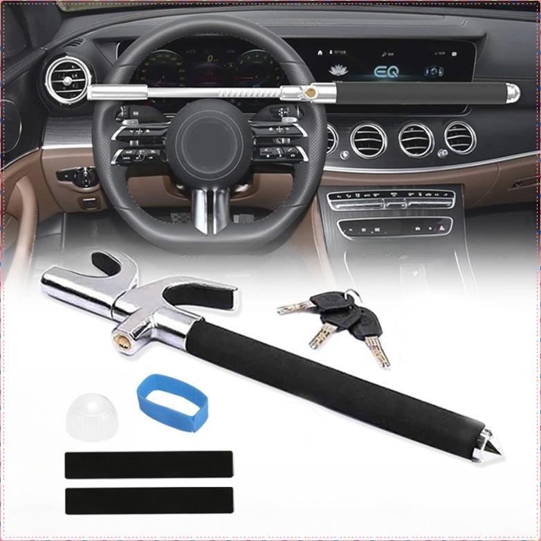 Kunci Pengaman Setir Mobil / Pengaman Anti Maling Gembok Setir Mobil