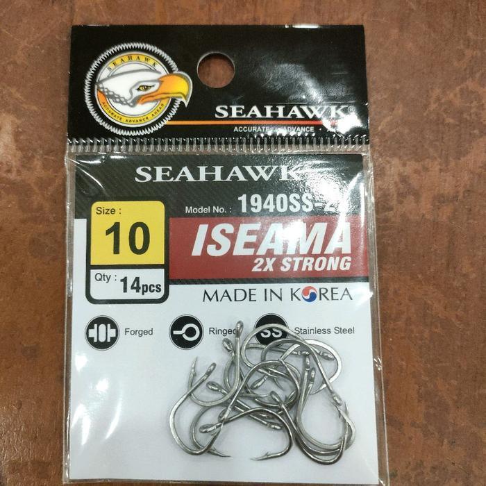 (Terbaru) Kail Pancing Seahawk Iseama 1940Ss 2X Strong Stainless Steel Bestseller