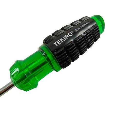 Onair- Obeng Plus 12 Inch Tekiro Diameter 6Mm Panjang Besi 30Cm Magnet Gagang Karet