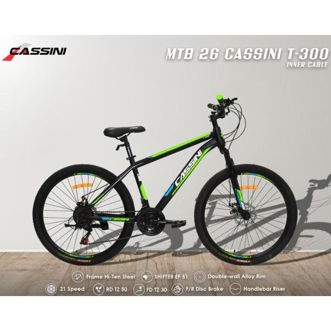 Terlaris Sepeda Dewasa - Sepeda Gunung Mtb 26 Inch Cassini T 300