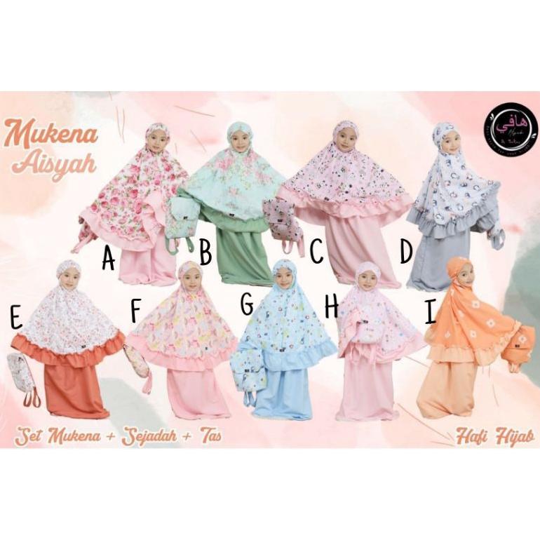 Set 3In1 Mukena Aisyah By Hafi Hijab Mukena Anak