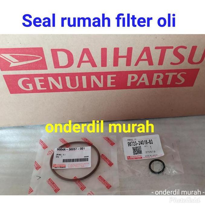 ITASALAVAKAS - SEAL O RING RUMAH FILTER OLI AVANZA XENIA 23-215 1SET ORIGINAL.