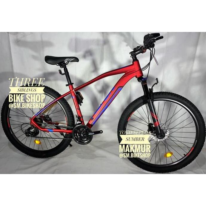 Terlaris Sepeda Gunung Mtb Element Alton Challenger 27.5 Inch 24 Speed Red