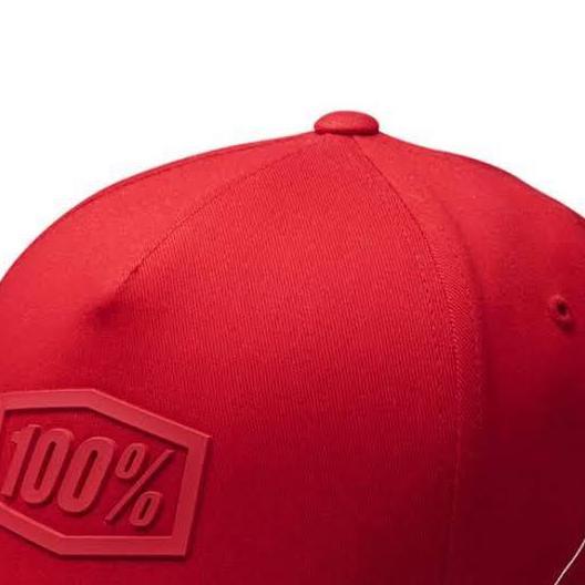 Hat 100% Shadow Flexfit Red / Original Flexfit ride100percent merchandise