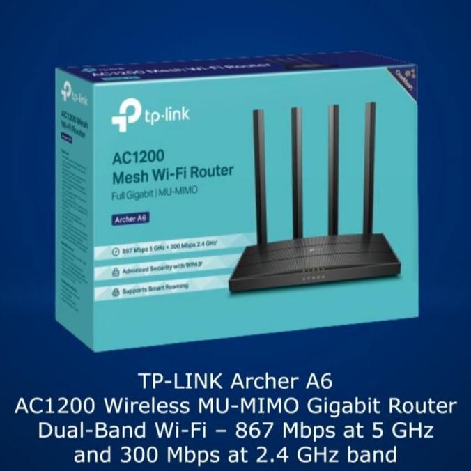 TP-LINK TP-Link Tp-link tp-link TPLink tplink Archer A6 AC1200