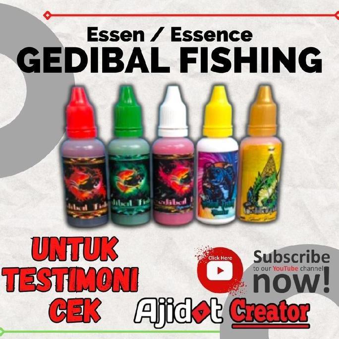 GEDIBAL FISHING UNTUK IKAN NILA ESEN ESSEN ESENCE ESSENCE OPLOSAN Nila Mujaer liar Kolam bendungan m