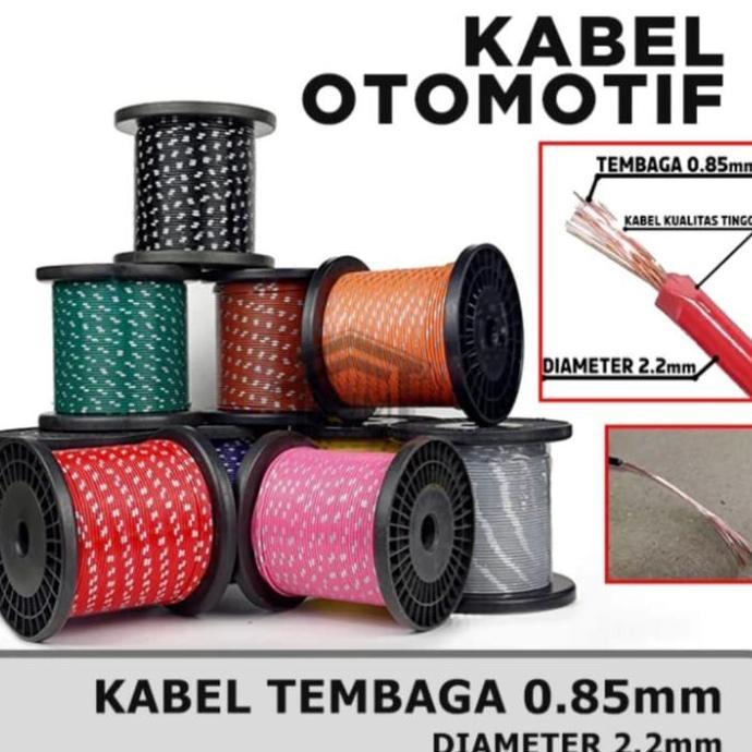 Kabel Body Bintik Otomotif Motor Mobil Meteran Kabel Jepang Astra Avss Bobin Serabut Tembaga.