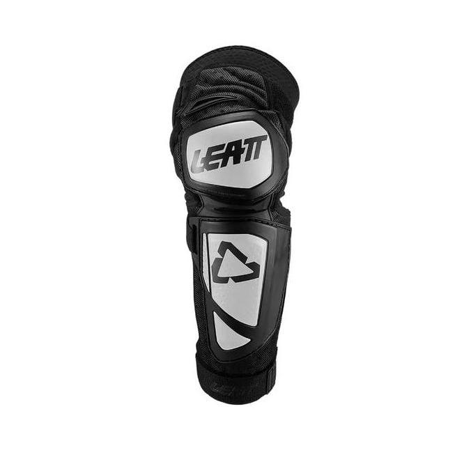 Knee Guard Leatt EXT Junior Black White  / Knee Shin Guard Anak Motor Sepeda BMX