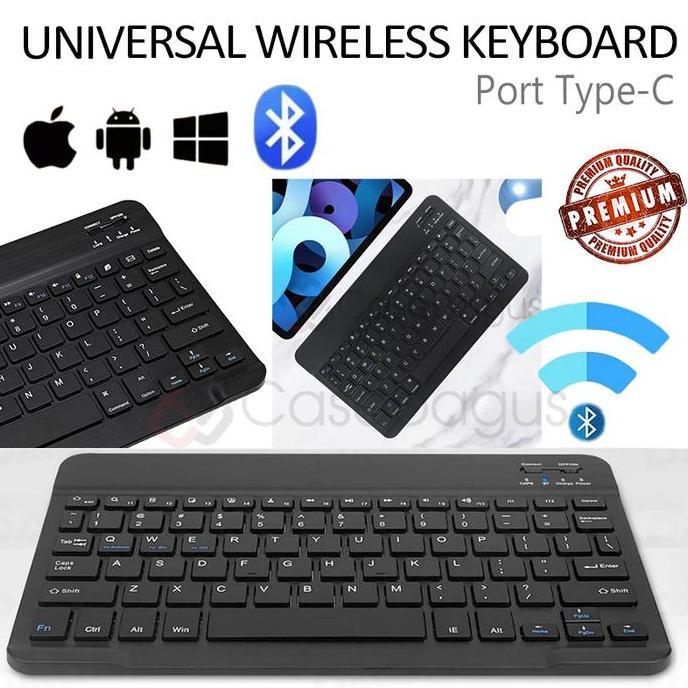 Universal Wireless Keyboard Tablet 10 Inch - Bluetooth Keyboard for Tab Samsung Huawei Xiaomi Ipad P