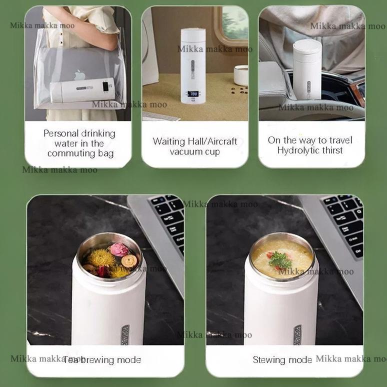 CUCI GUDANG 500ml Portable / Dengan Pemanas Air / Pemanas Air Listrik / Ketel Mobil Portable