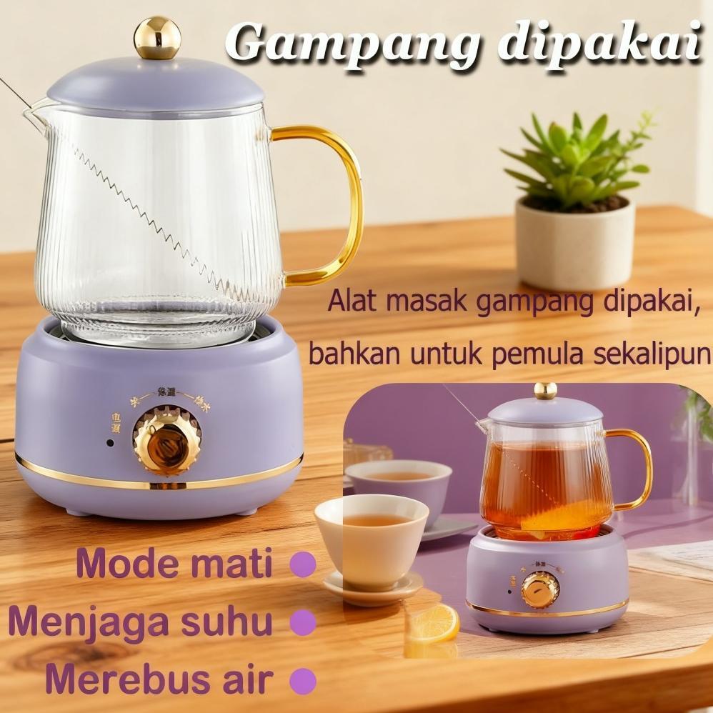Hot Product Teko Listrik Pemanas Air Kettle Low Watt Kecil 08 Tea Pot Termos Ketel Air Panas Mini Po