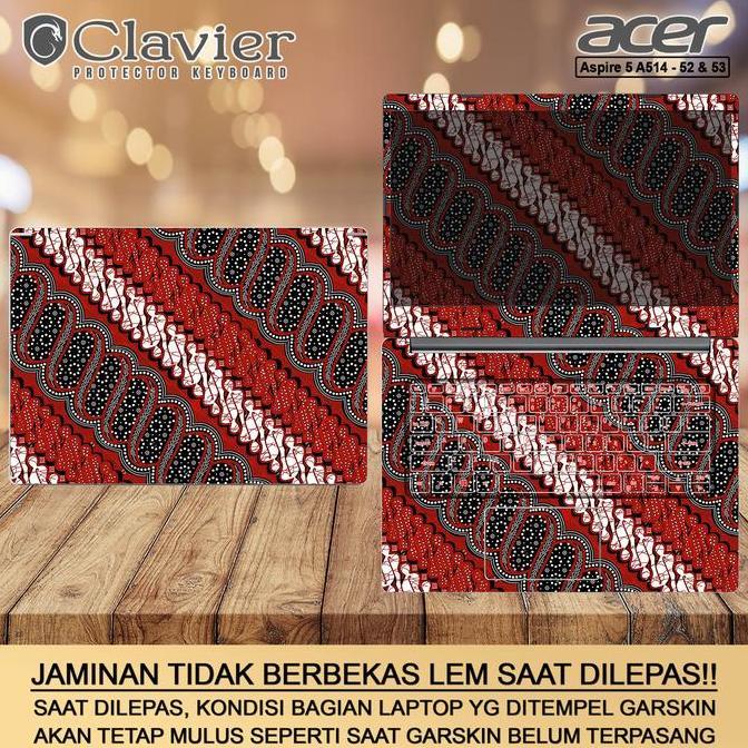TERBARU - Cover Garskin Laptop Acer Aspire 5 Force A514-53G-31RX 3926 Transparan